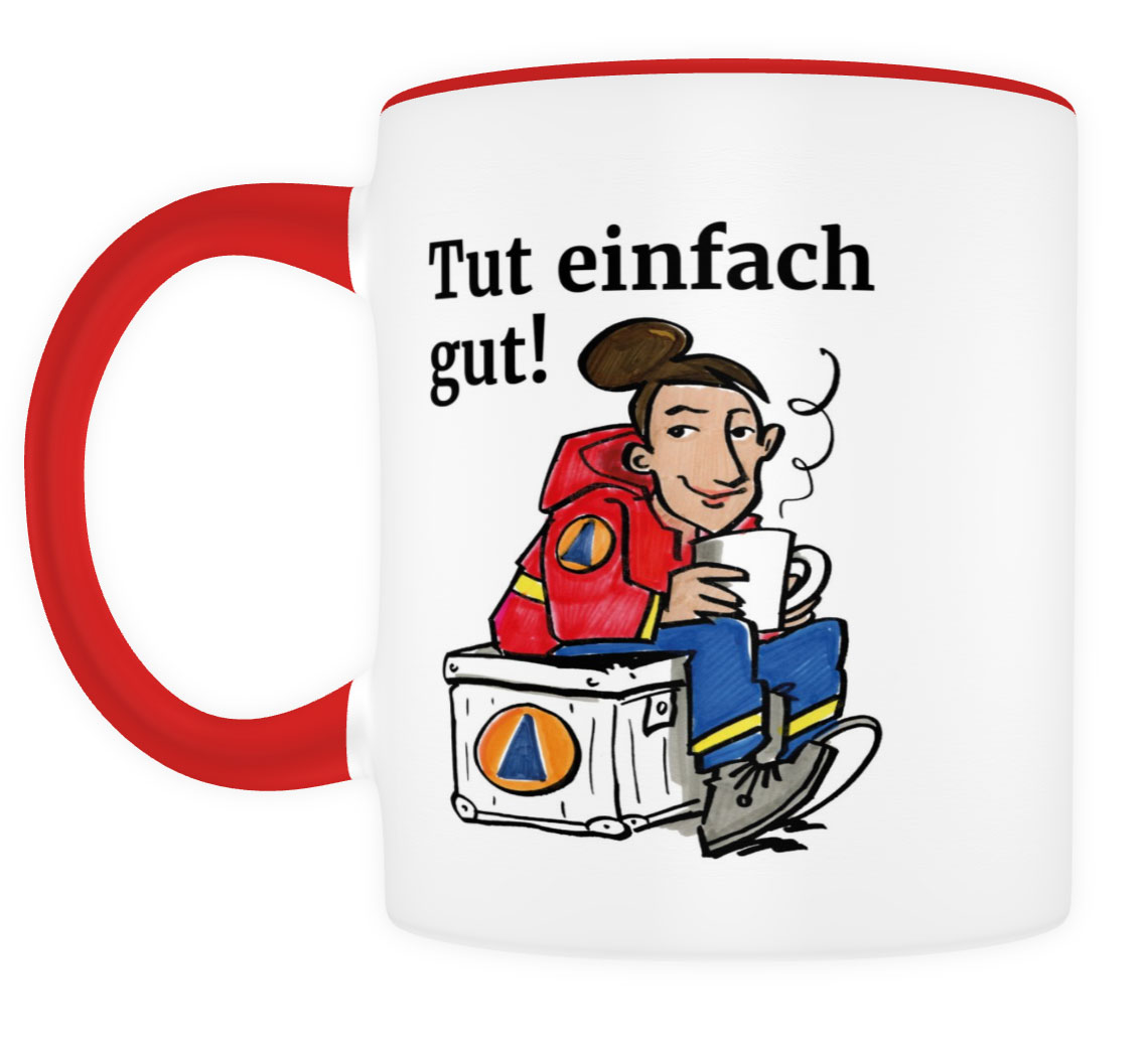 Motivtasse mit Aufdruck: „Tut einfach gut“ – Merchandising/Give-away